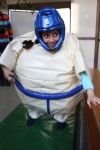 In sumo outfit